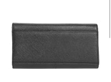 Cargar imagen en el visor de la galería, ABREE LOGO SAFFIANO MULTI ORGANIZER BLACK