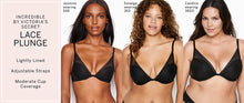 Cargar imagen en el visor de la galería, LIGHTLY LINED LACE PLUNGE BRA