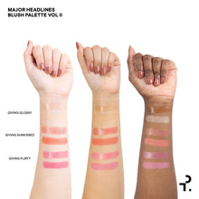 Cargar imagen en el visor de la galería, PRE- ORDEN MAJOR HEADLINES BLUSH PALETTE VOL.II