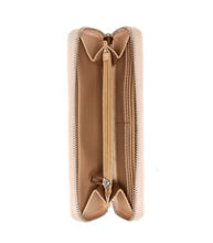 Cargar imagen en el visor de la galería, BOWIE  DEBOSSED LOGO ZIP-AROUND PINK  WALLET
