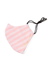 Cargar imagen en el visor de la galería, REUSABLE MASK PINK STRIPES
