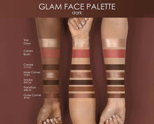 Cargar imagen en el visor de la galería, GLAM FACE PALETTE-DARK-
